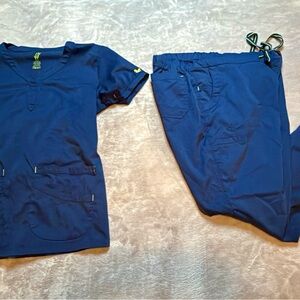 ViVi Navy Blue Scrub Set
